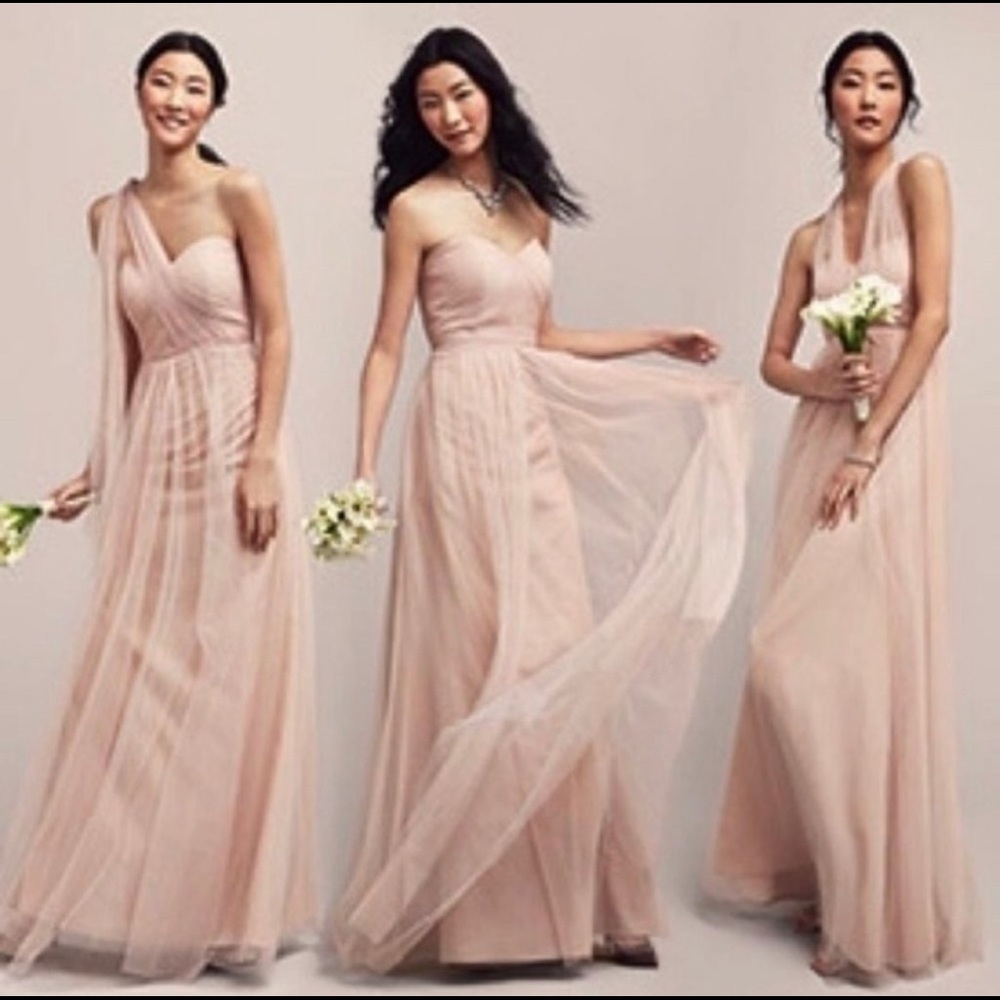 Jenny Yoo Annabelle Dress Size 12 - Cameo Pink - Picture 4 of 5